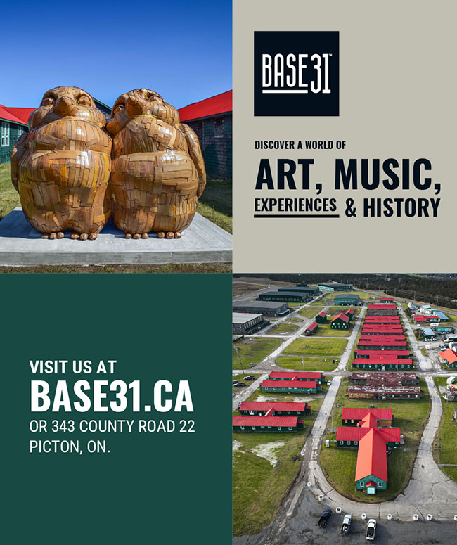 Discover a world of art Music Experiences & History. visit us at 343 County Road 22 Picton, Ontario.